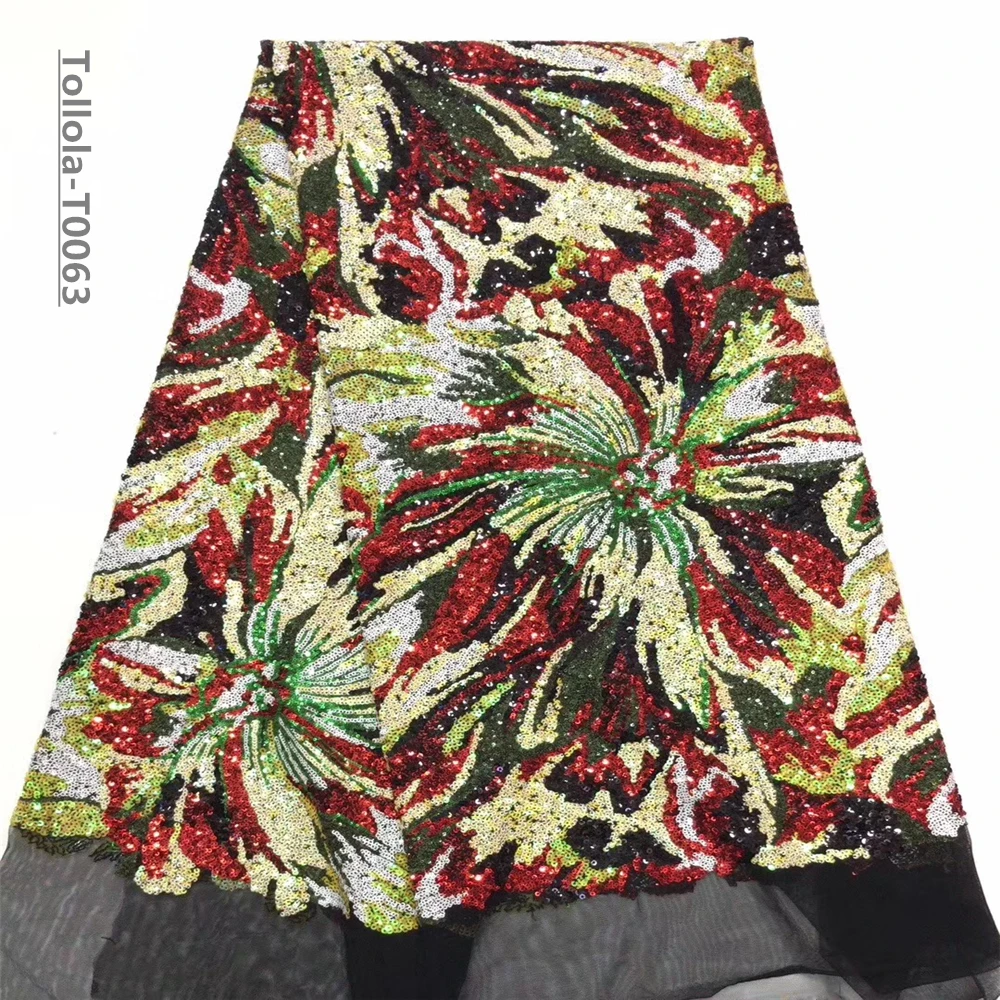 Нигерийские кружева с блестками ткани 2019 3d Африканский кружевной материал для