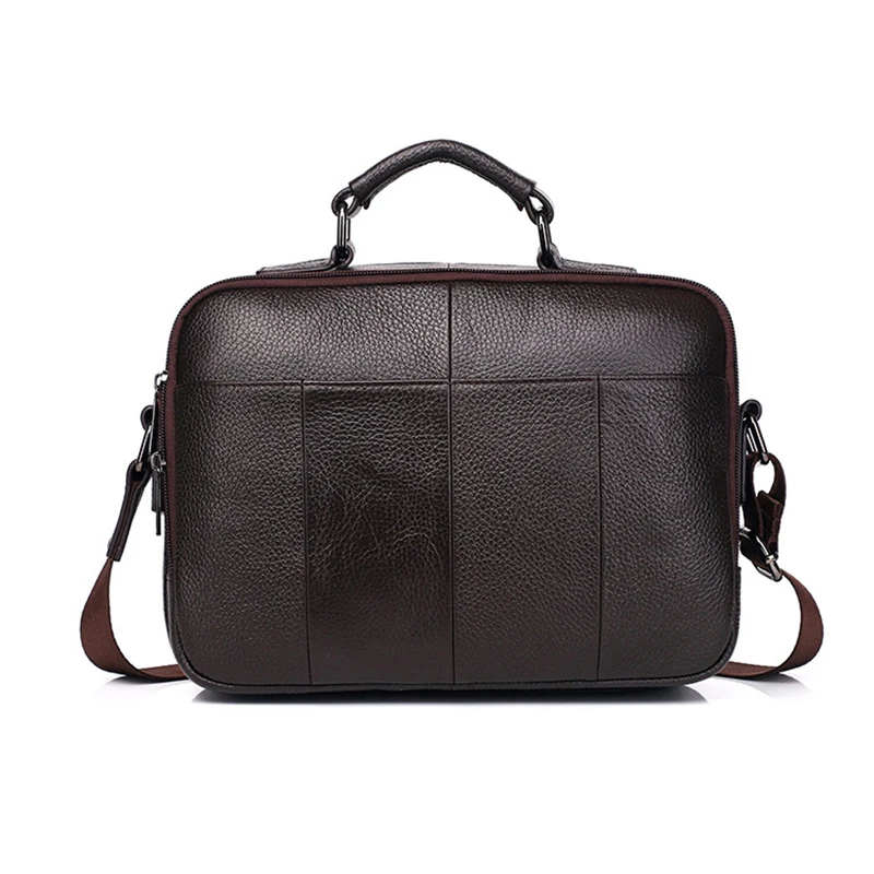 Мужская сумка с двойной молнией известного дизайна маленький портфель из