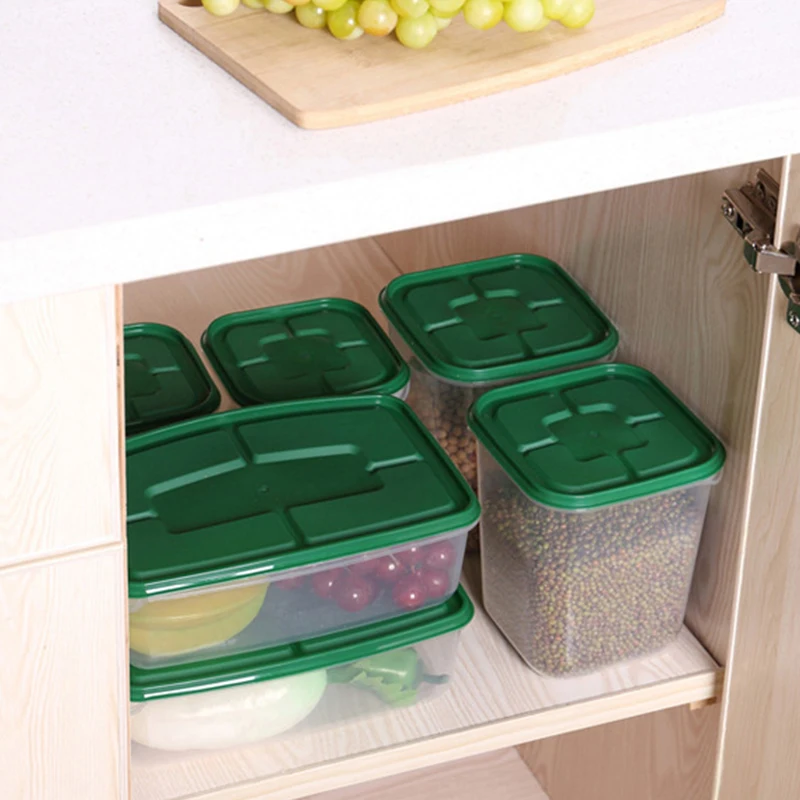 Контейнеры для хранения пищевых продуктов прозрачная герметичная коробка