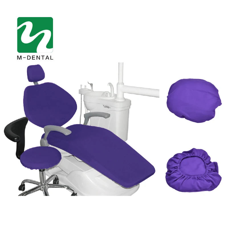 purple 4 шт./компл. высокие эластичные Зубные Блок Чехлы стоматологическое кресло сиденья Защитный чехол Комплект сиденье протектор комплект - Цвет: purple