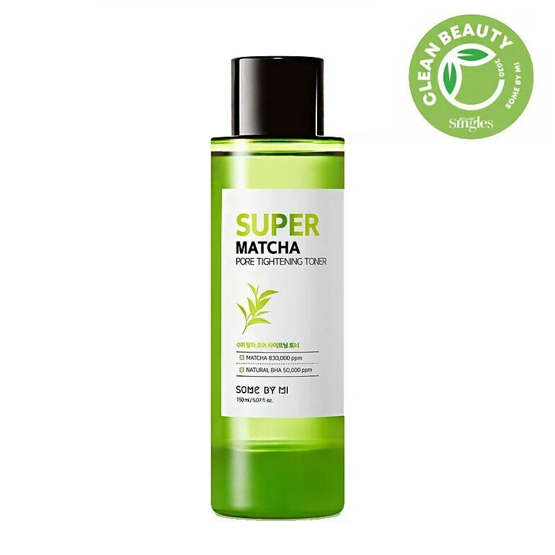 

SOME BY MI Super Matcha Pore Tightening Toner 150ml Shrink Pores Toner Remove BlackHead WhiteHead Facial Oil-control Whitening