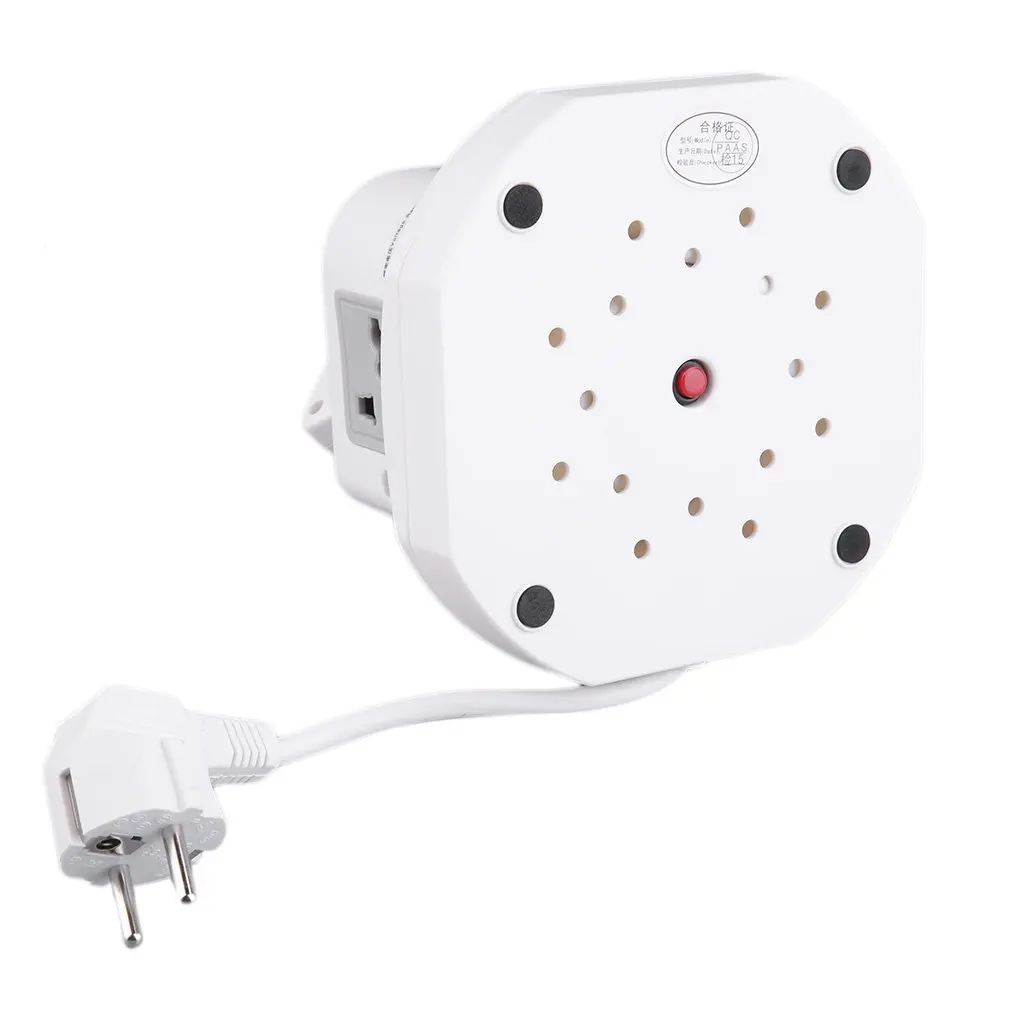 PC + ABS Smart Anti-Thunder защита от перегрузки 3-Outlet с 2-USB портами розетка защищенная
