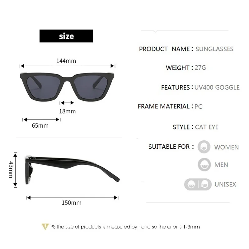 

2021 Sunglasses Women Cat Eye Sunglasses Women Retro Luxury Men's Glasses High Quality Sunglasses For Women Eyeglasses UV400