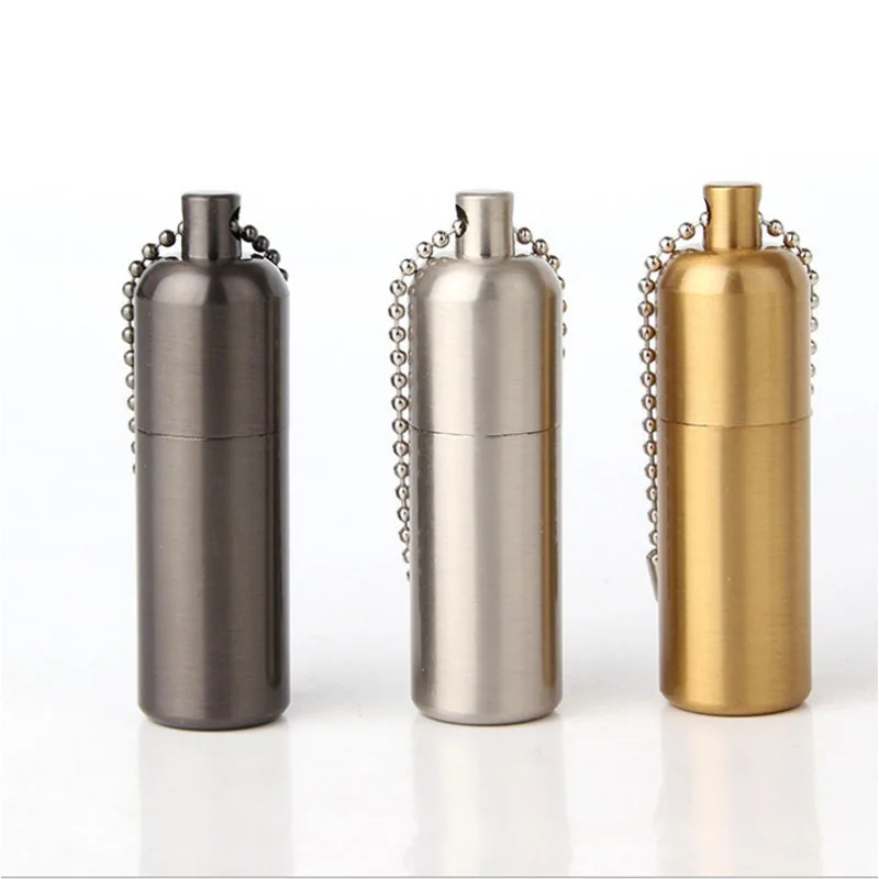 

Creative Key Ring Lighter Mini Electroplated Metal Grinding Wheel Lighter Smoking Accessories Gadgets For Men Camping