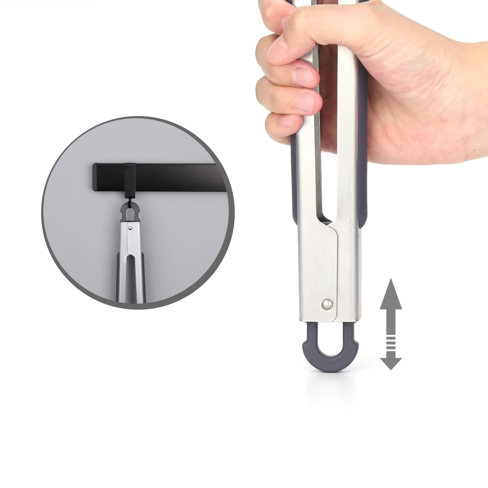 Кухонные щипцы из нержавеющей стали с одной рукой пищевые для гриля барбекю 12