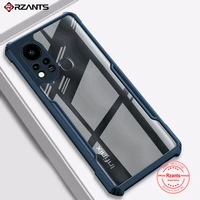 rzants for infinix hot 11 11s case hard blade shockproof slim crystal clear cover funda casing