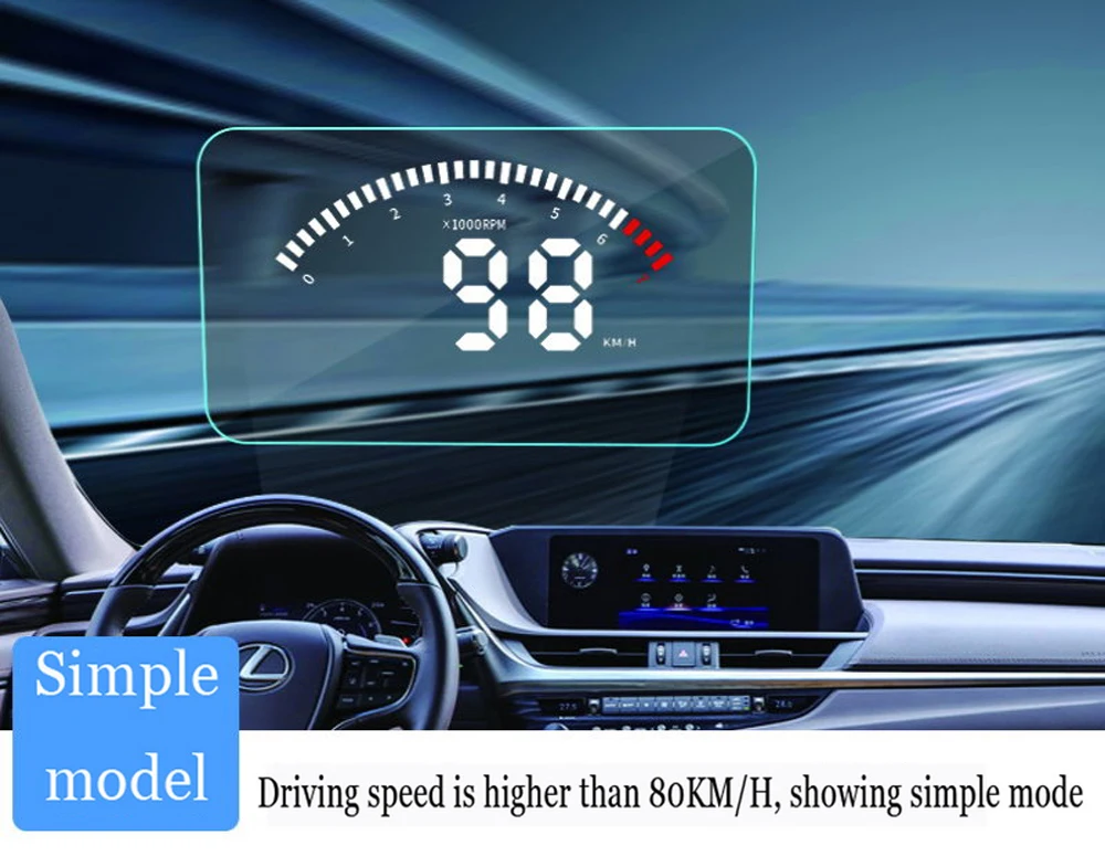 Liandlee автомобильный HUD Дисплей для Lexus NX~ безопасный экран для вождения полнофункциональный OBD проектор лобовое стекло