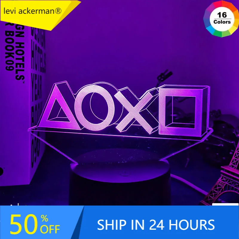 3D ночника игровая комната стол Настройка светильник ing Декор на столе игровой