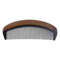 natural green sandalwood ox horn wood comb beard makeup tool massage hair care new 1pc