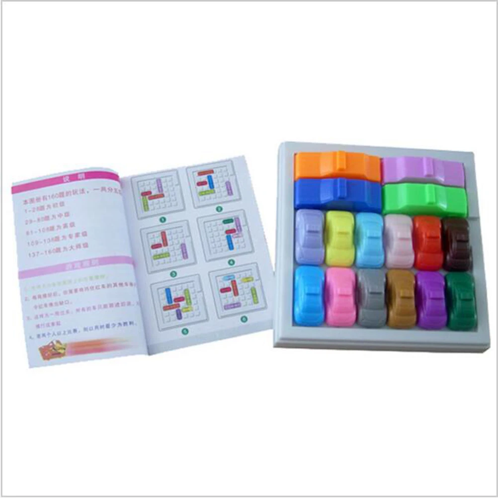 

1 Set Kids Toys Car Model Maze Parking Lot IQ Car Parking Geometric Educational Toys 3D Puzzles Game