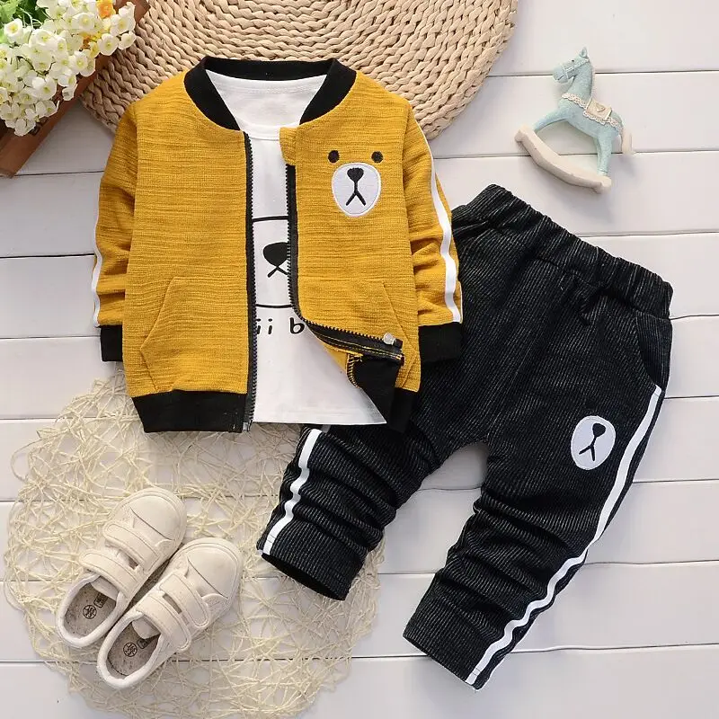 kids Boys Clothing Set Autumn Spring Children Fashion Cotton Suits Outfits Kids Tracksuit Sets for baby Clothes |