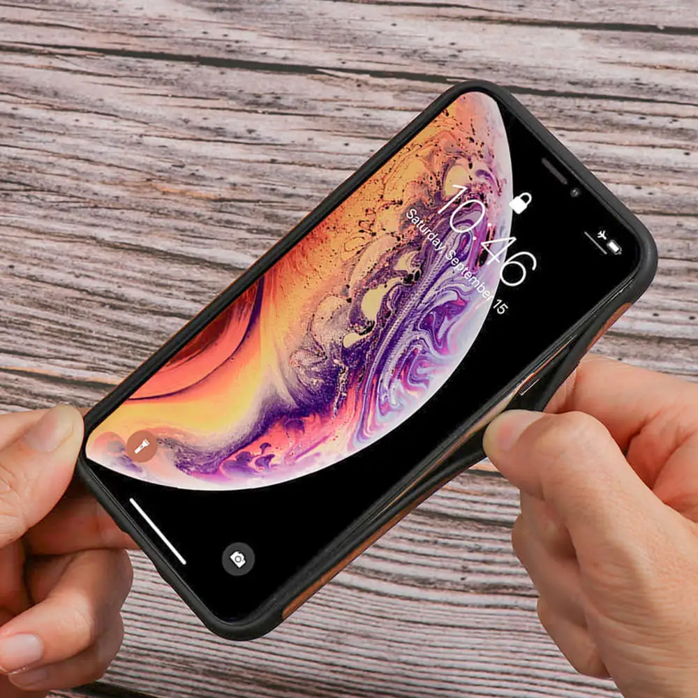 LAPOPNUT Wood Grain Soft TPU Silicone Case for Iphone 11 Pro Xs Max Xr X 7 8 Plus 6 6s 5 5s SE 2020 Hybrid Slim Shockproof Cover |