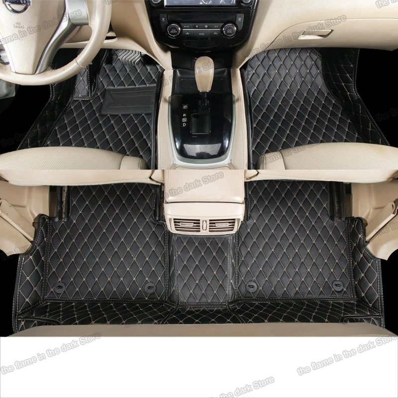Кожаные автомобильные коврики lsrtw2017 для nissan x trail 2001 2002 2003 2004 2005 2006 коврик