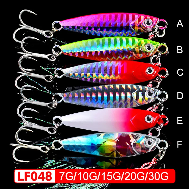 1PC 5.3CM Fishing Colorful Light Lures Metal Jig Spoon Winter Good For Octopus Jigging Lure Hard Ice Bait Shad | Спорт и развлечения