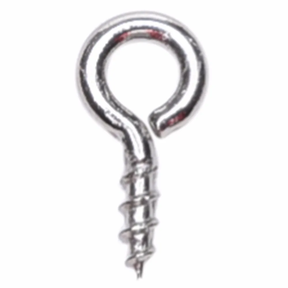 100 шт./лот маленькие Мини-шпильки для глаз крючки люверсы винты деревянная рамка