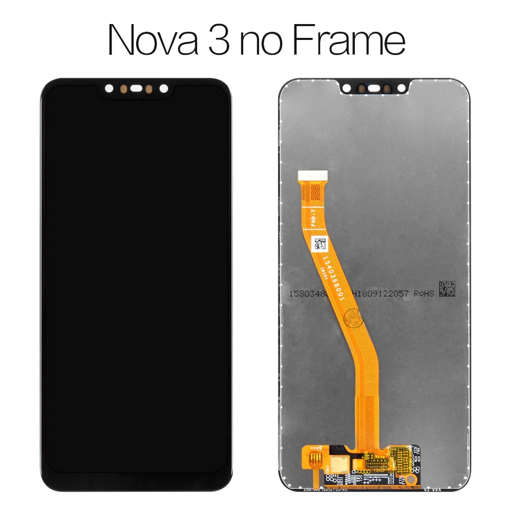 Huawei Nova 3 ЖК-дисплей сенсорный экран PAR LX1 LX9 Nova 3i ЖК-дисплей INE LX2 L21 Nova 3e дисплей ANE LX3 L23 экран Nova3 Замена - Цвет: Nova 3