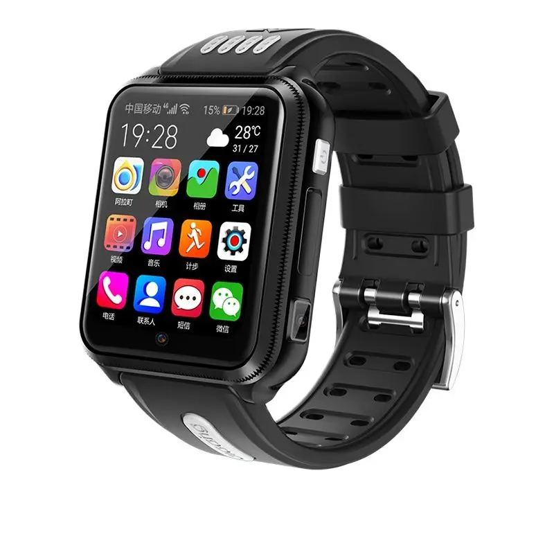 

Hot H1/W5 4G GPS Wifi Location Student/Kids Smart Watch Phone Android System Clock App Install Bluetooth Smartwatch 4G SIM Card