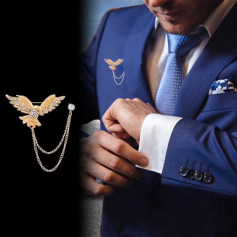 1 шт. креативная стразы олень Орел ручная корона змея Череп женские цепочки с