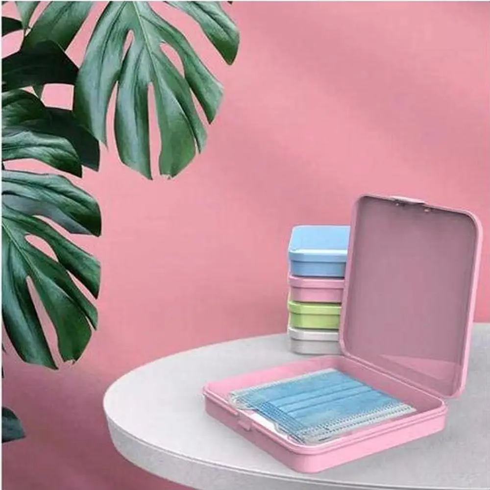 Экономит маски коробка pp для хранения Портативный чехол Студенческая с маской