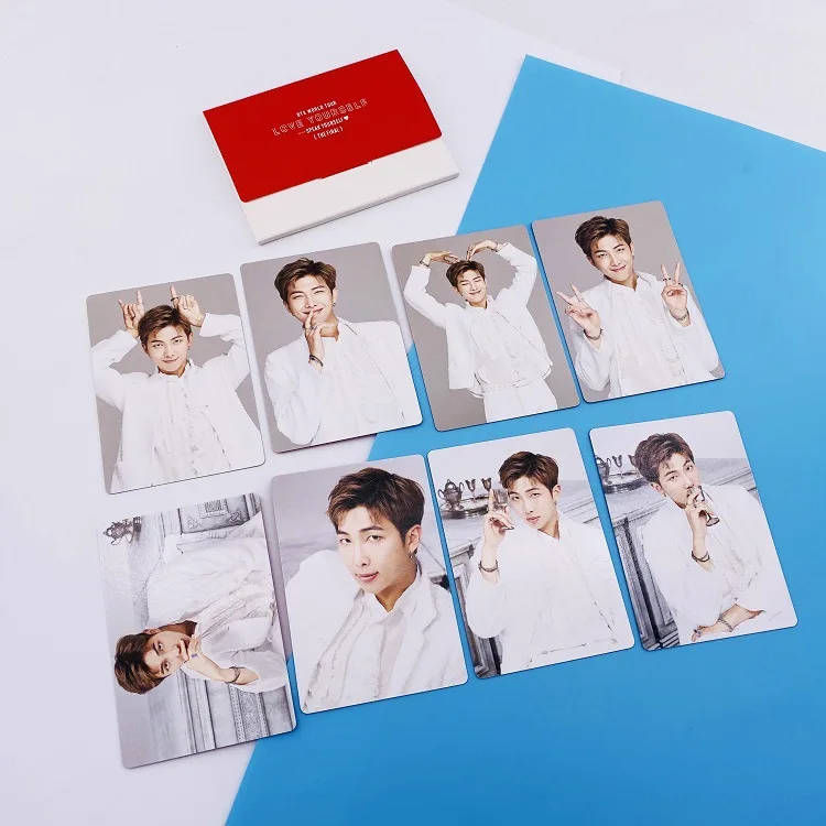 love yourself the final small gift Photo cards v jungkook jimin rm suga jh jin - Цвет: rm