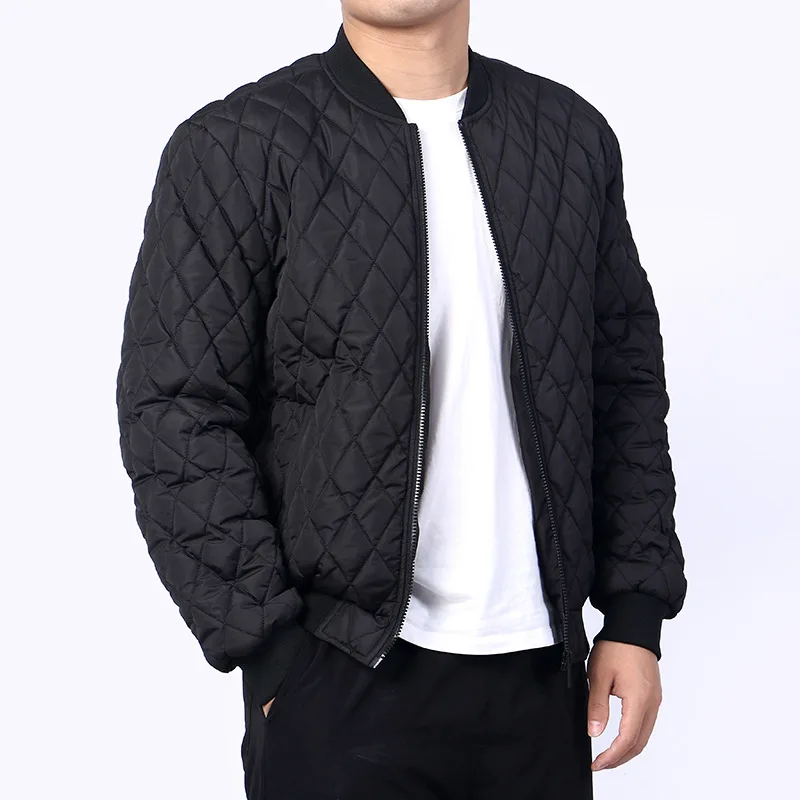 

Fall Winter Men's Baseball Jacket Casual Cotton Suit popular logo Pilot Baseball Shirt Warm Coat