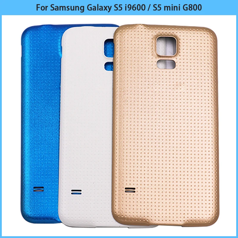 Новый чехол для задней крышки S5 Samsung Galaxy i9600 G900F G900H Пластиковая Крышка батарейного
