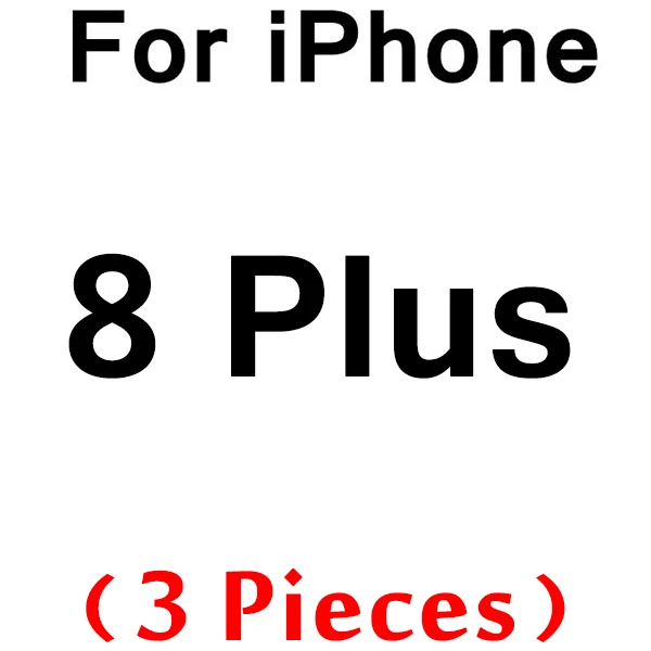 3 шт 0,26 мм закаленное стекло для iPhone 11 Pro X XR 8 7 6 6s стекло протектор экрана для iPhone 11 7 8 Plus XS Max защитное стекло - Цвет: for iPhone 8 Plus