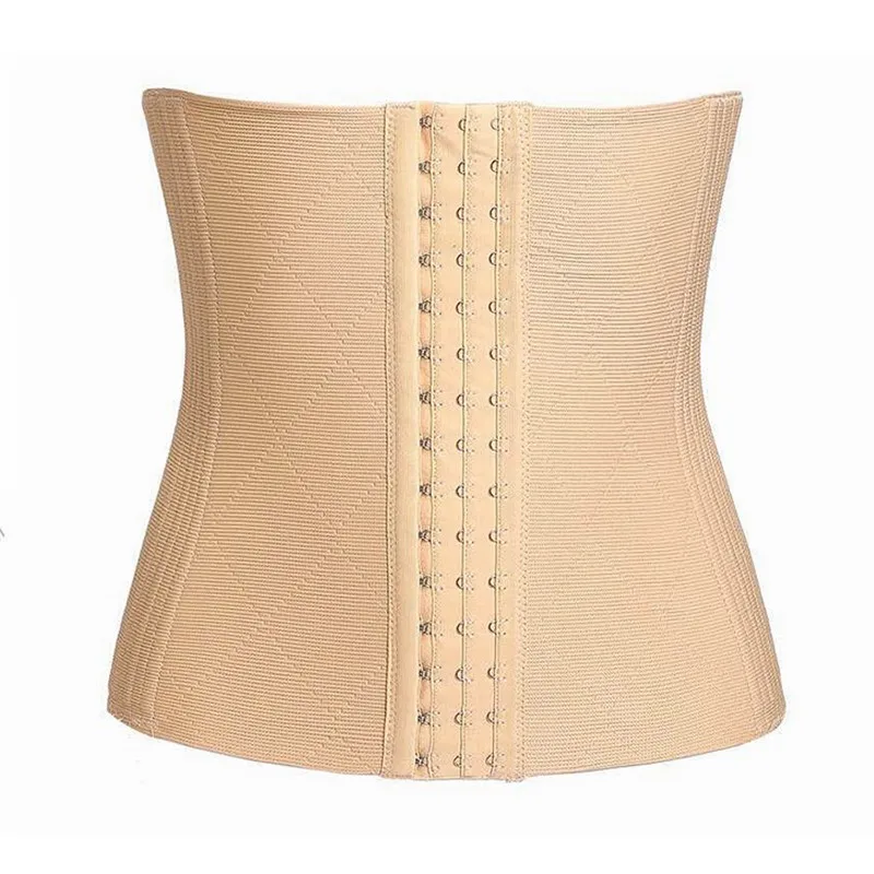 Seamless High Waist Body Waist Belts 16 Steel Boned Waist Training Corset One-piece Elastic Bands For Fitness Slim Shapewear