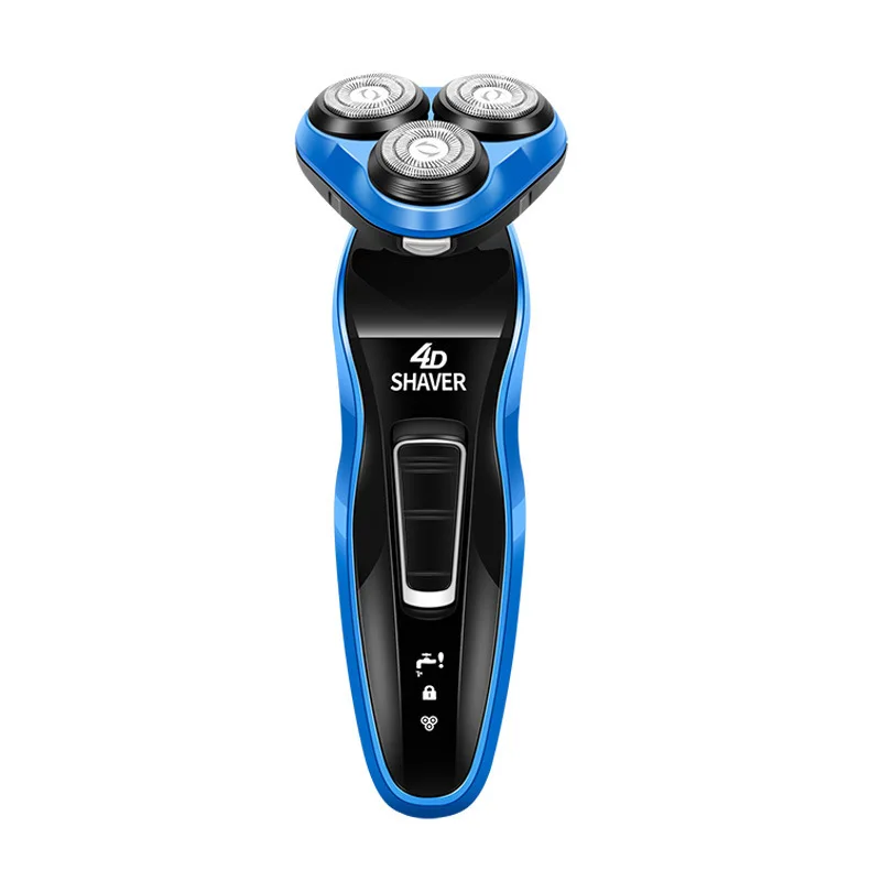 only shaver Перезаряжаемая электробритва для мужчин с плавающим тройным лезвием, триммер для бороды, машина для мытья всего тела, электрическая бритва 40D - Цвет: only shaver