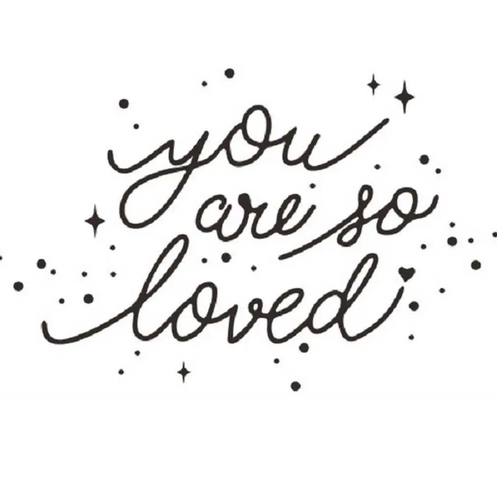 Вы так любимы съемные DIY самоклеющиеся декоративные наклейки на стену