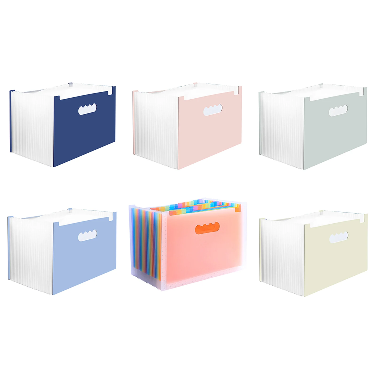 

Premium Expandable File Folders Multiple Pocktes File Magazine Organizer Holder N0PB