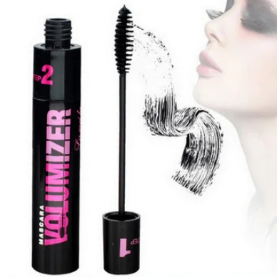 

Double Use Fashion Black Eyelash Mascara Curling Thick Waterproof Women False Eyelashes Makeup Mascara Slender