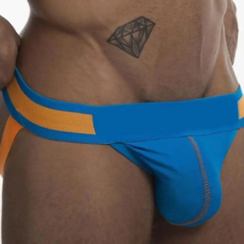 

New Sexy Jock Straps Men Mesh Low Waist G-String Thong Underwear Briefs Underpants Low Rise Pouch Wonderjock Bikini