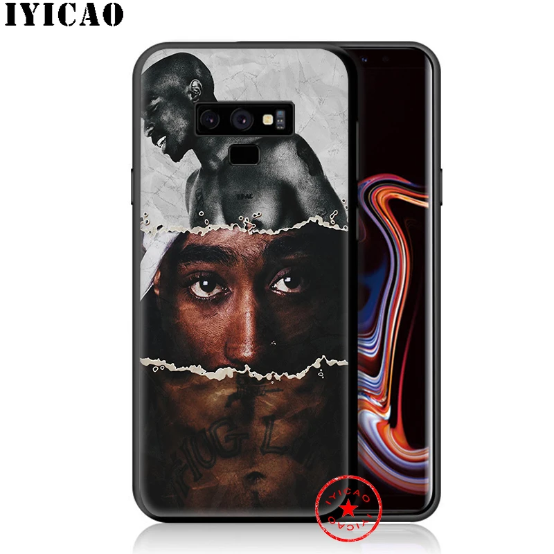 Мягкий чехол IYICAO 2Pac Tupac Shakur для samsung Galaxy S10e S10 S9 S8 Plus S6 S7 Edge Note 10 9 8 TPU |