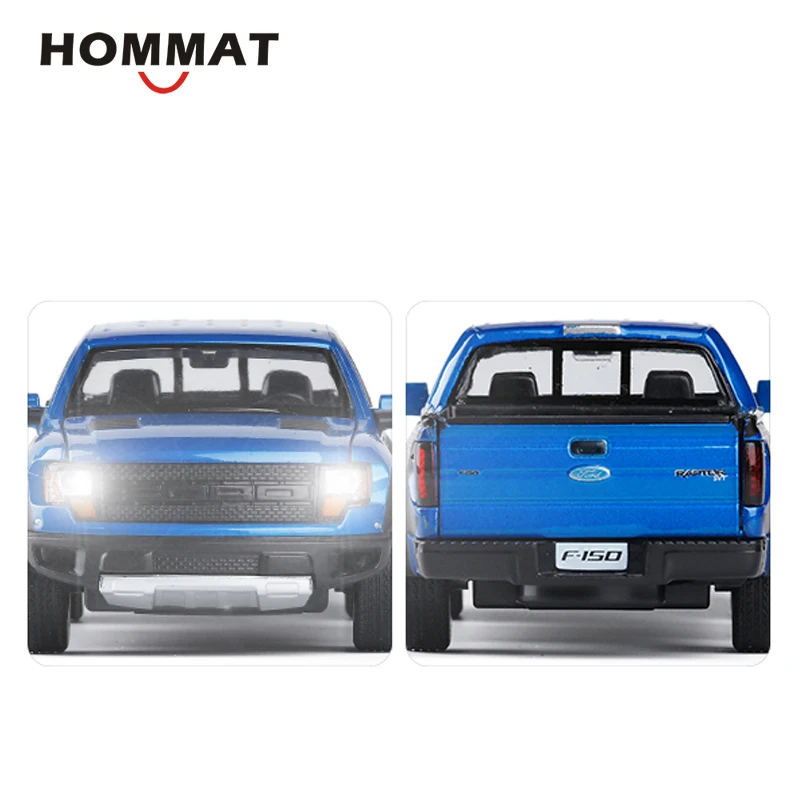HOMMAT масштаб 1:32 модель автомобиля Ford Raptor металлический сплав Литые и игрушечные