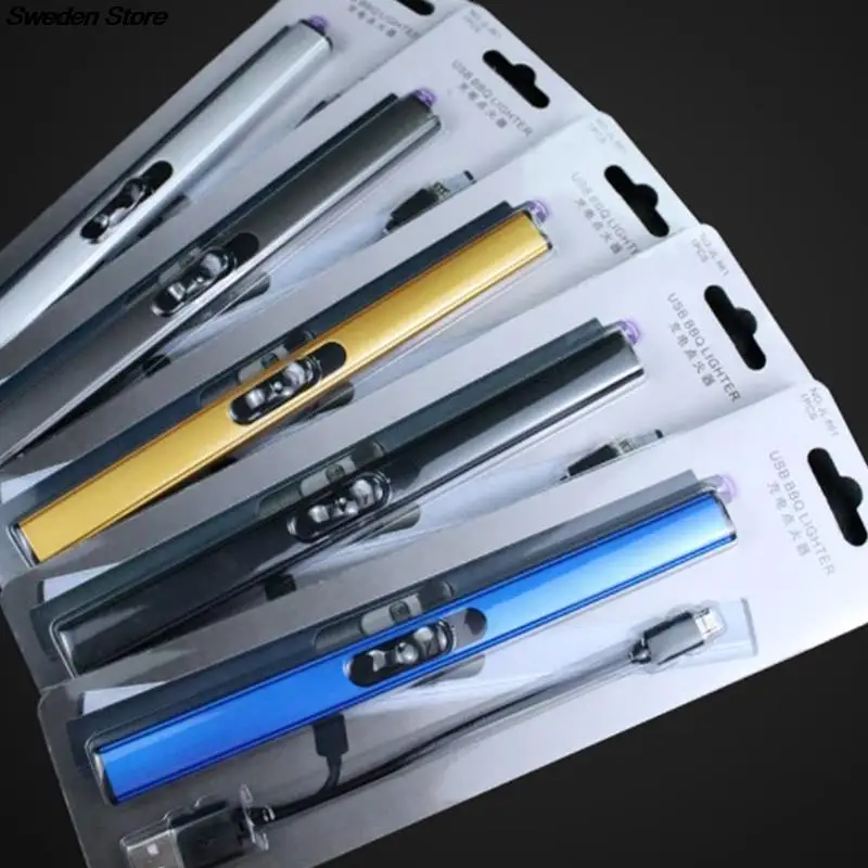 Новинка 1 шт. USB портативная дуга для барбекю газовая зажигалка Плазменные