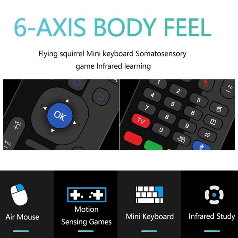 MX3 Fly Air Mouse умный голосовой пульт дистанционного управления 2 4G Беспроводная