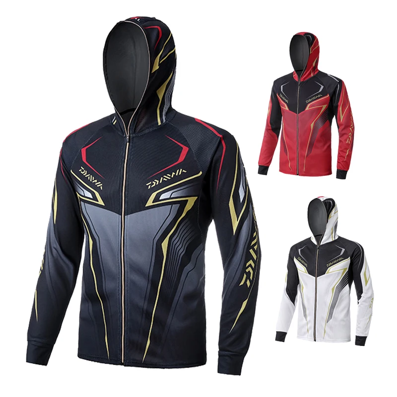 

DAIWA Fishing Jersey Shirt Tops Breathable Hoodies Outdoor Quick-drying Hiking Cycling Clothes Jacket Sun Protection Clothing