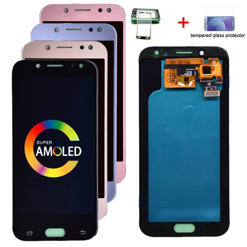 ЖК дисплей Super Amoled для Samsung Galaxy J5 2017 J530 J530F с сенсорным экраном и дигитайзером в
