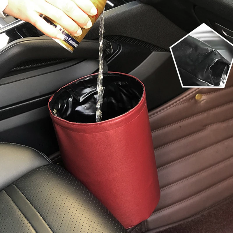 

WaterProof Car Garbage Bag Bin Leak Proof Trash Bag For Car Stowing Tidying Storage Organizers Auto Storage Accessories