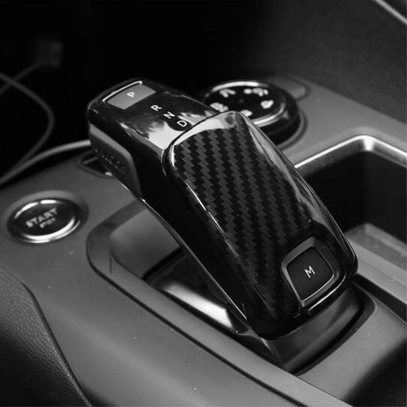 Углеродного волокна центрального Управление чехол для рычага переключения