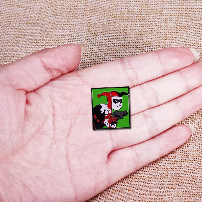 Брошь в виде Суперзлодея для женщин стиле Джокера|Броши| |