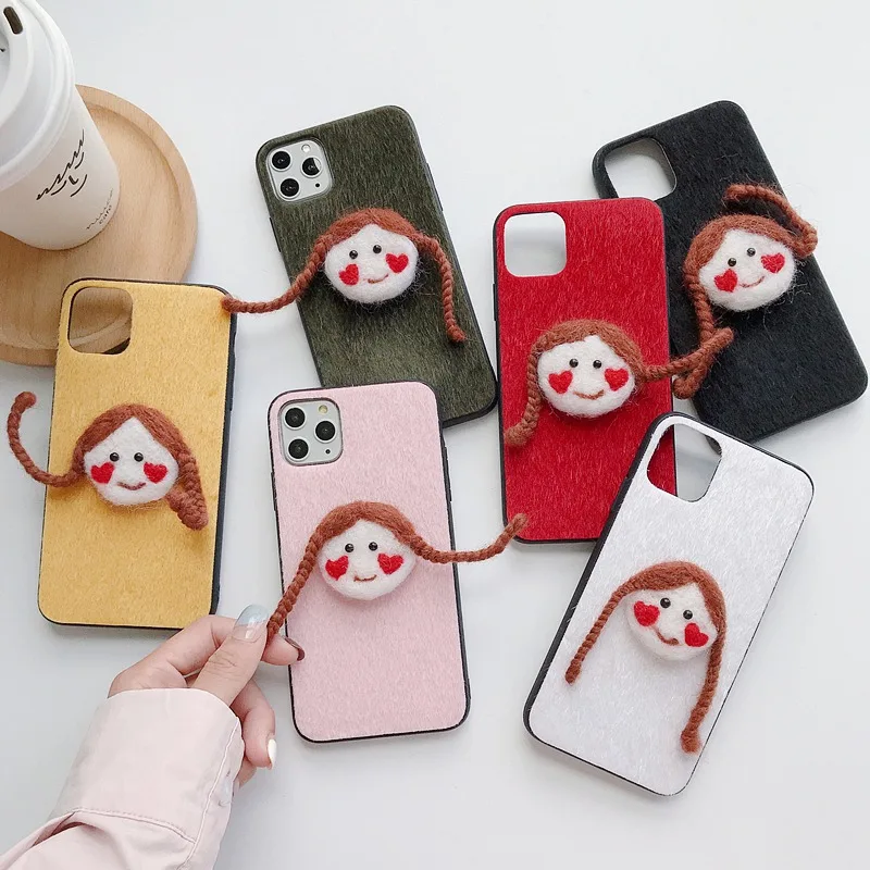 Новый абстрактный стиль выдра плюшевый кнут девушка чехол для мобильного