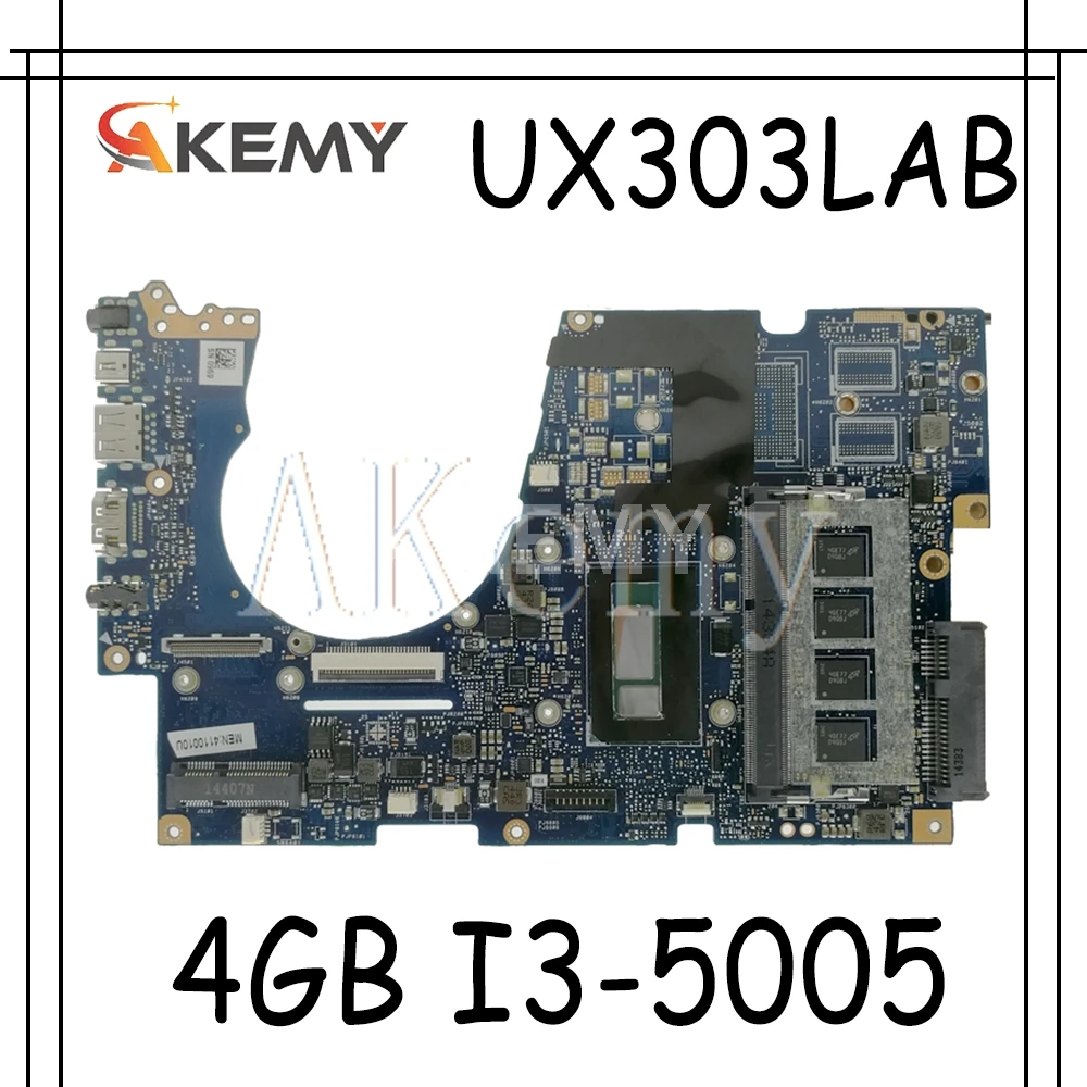 UX303LAB материнская плата 4G RAM I3-5005 CPU для For Asus UX303LA UX303LB UX303LN UX303L UX303 ноутбука |