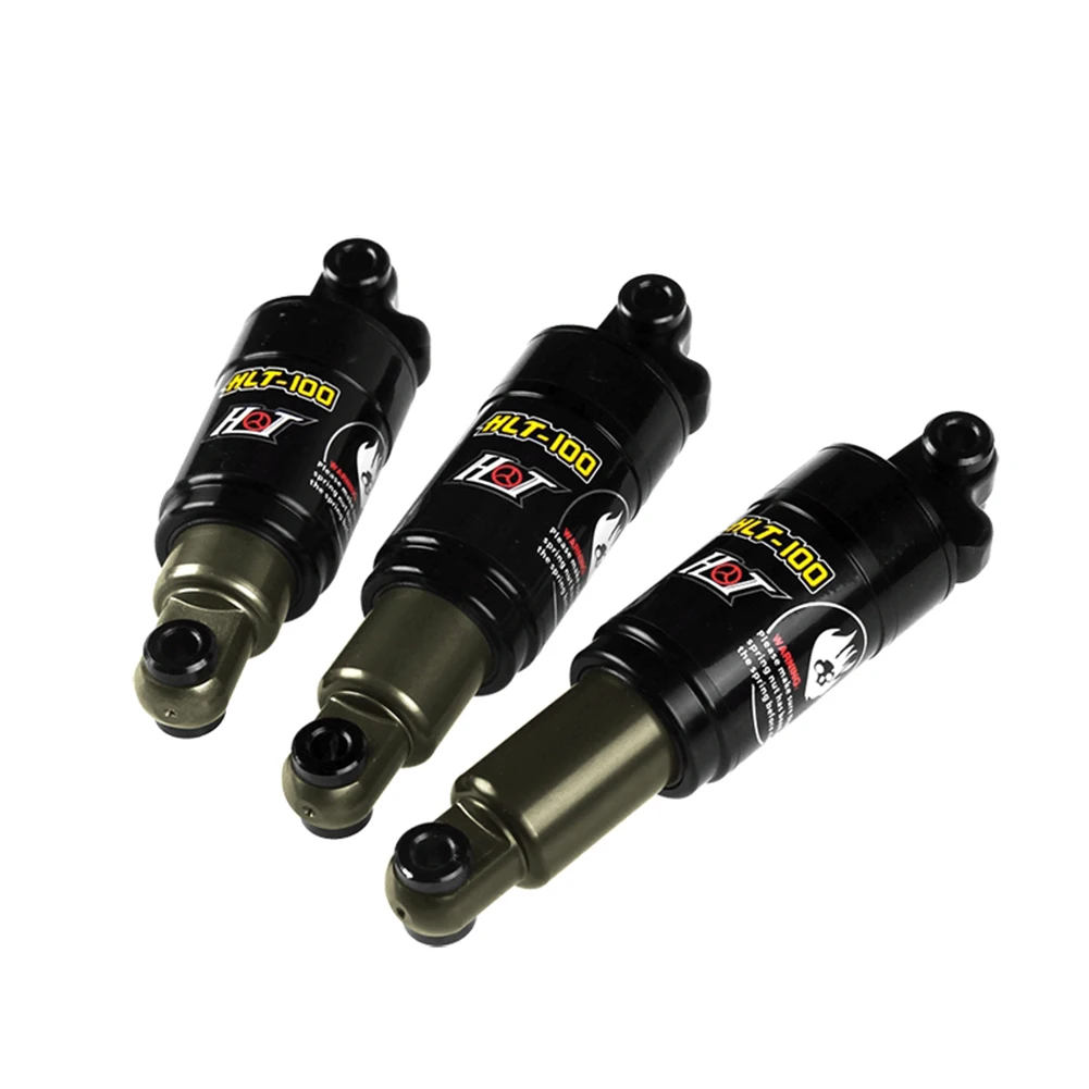 

HLT-100 MTB Air Rear Shock W/ Screws Mountain Bike Aluminum Alloy Rear Shock Suspension Bushing 125 150 165 185mm Bicycle Parts