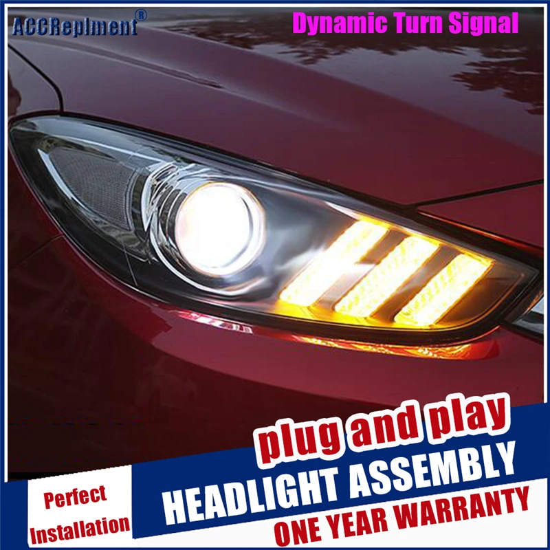 2017 2018 2019 динамический сигнал поворота светодиодный налобный фонарь для