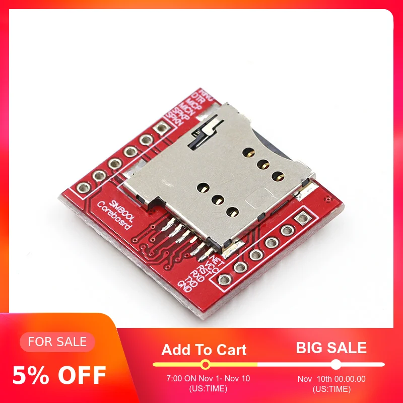 Мини маленький модуль SIM800L GPRS GSM карта MicroSIM Core Беспроводная плата Quad-band ttl последовательный порт с антенной для Arduino