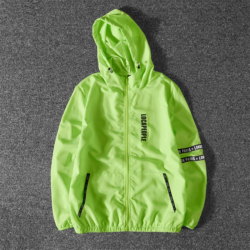 

Summer sun protection clothing couples wear loose, light and breathable oversized fashion mens casual jacket street jacket