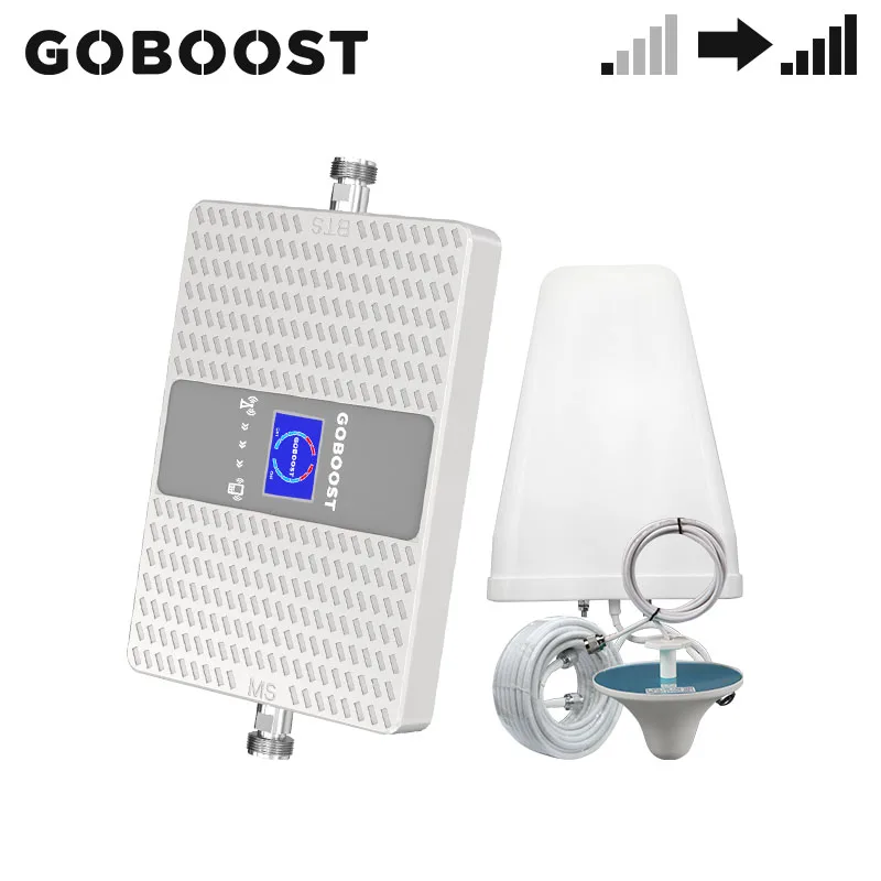 Усилитель сотового сигнала GOBOOST Gain 70 дБ 2G 3G 4G CDMA 850 МГц AWS 1700 band 4 Band 5 повторитель
