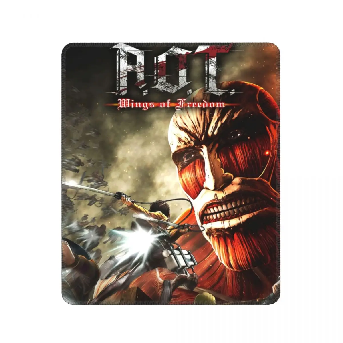 

Wings Of Freedom Awesome Mouse Pad Attack on Titan Anime Shingeki no Kyojin AoT Antislip Mouse Mats Rubber Office Home Deco Mat